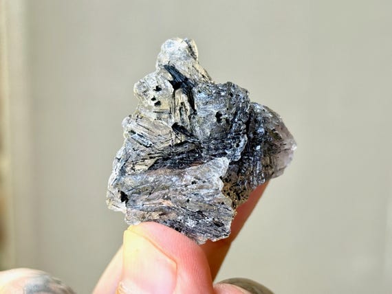 Black Kyanite Quartz, 20g, Rare Find, Protection & Detoxification, Minas Gerais, Brazil T299