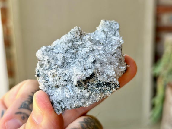Nifontovite, Cluster Formation, Self-Standing, 48g, Highest Vibration, Crown & Pineal Chakra, Charcas, San Luis Potosi, Mexico V587
