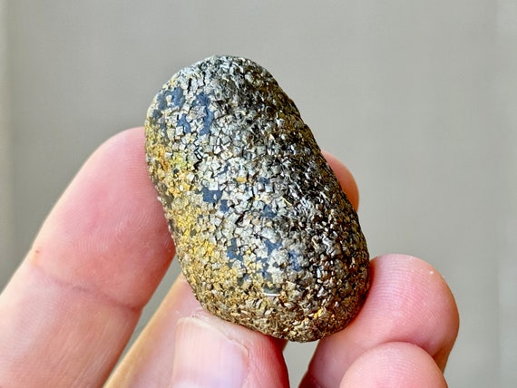Golden Marcasite Nodule, 65g, Golden Prophecy Stone, Rare Find, Stone of Attraction and Balance, Pakistan R209