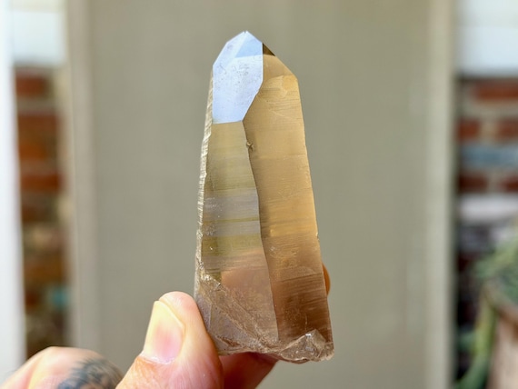 Smoky Lemurian Quartz, Dow Formation, 79g, Semi-Polished, Zeca de Souza, Minas Gerais, Brazil B592