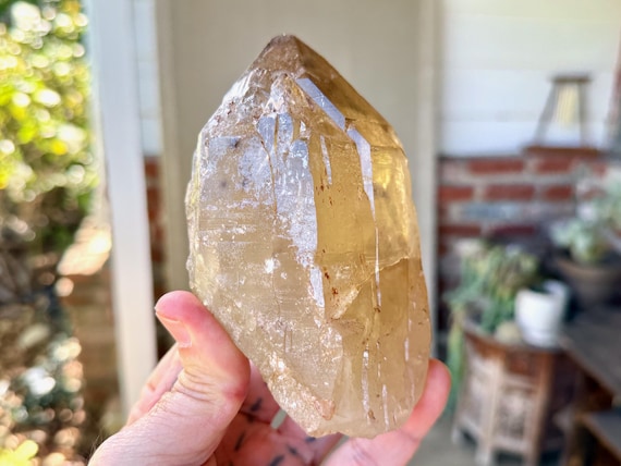 Cathedral Citrine, Cruzeiro Mine, 702g, Old Find, Creativity & Manifestation, Minas Gerais, Brazil V232