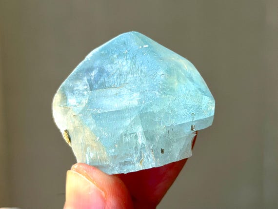 Blue Topaz, Naturally Rounded, 50g, Throat & Third Eye Chakra, Medina, Minas Gerais, Brazil B307