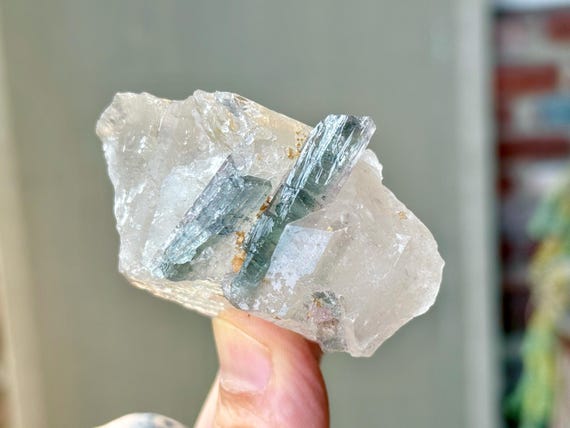 Blue & Pink Tourmaline Quartz, 113g, New Find, São José da Safira, Minas Gerais, Brazil S974