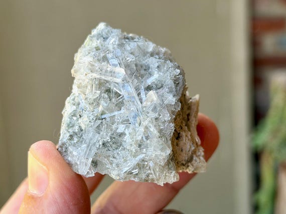 Nifontovite, Self-Standing, Cluster Formation, 68g, Highest Vibration, Crown & Pineal Chakra, Charcas, San Luis Potosi, Mexico V586