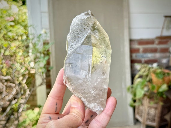 Green Chlorite Cathedral Quartz, Water Clear, 801g, New Find, Corinto, Minas Gerais, Brazil W275
