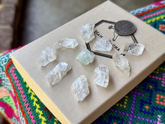 Petalite Crystal Lot, 10 Pieces, Old Find, Crown Chakra Activation, Highest Vibration, Brazil A689