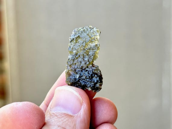 Moldavite, Natural Moldavite from Czech Republic, 3.2g (16ct), High-Grade Interplanetary Extraterrestrial Crystal R705