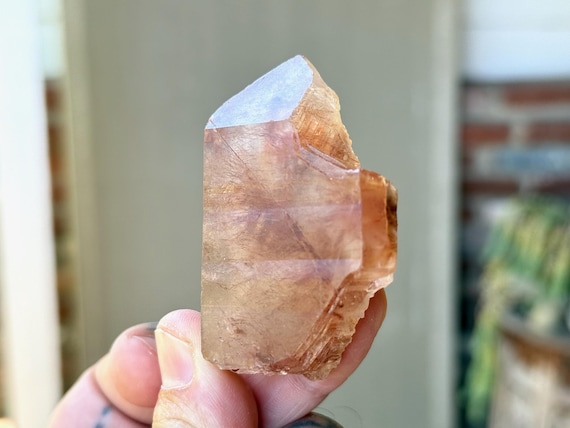 Lemurian Quartz with Red Rutile Inclusions, 68g, New Find, Diamantina, Minas Gerais, Brazil T189