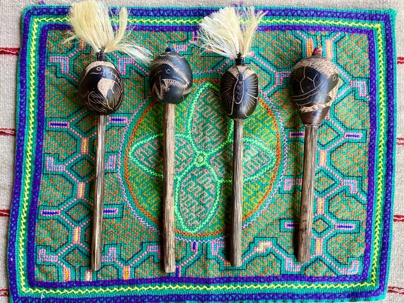 Shaman Rattles - HANAQPACHA