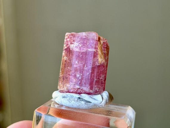 Pink Tourmaline, Pala Mine, 9g, Old Find, Collection of Robert Fitzpatrick, San Diego, California A828