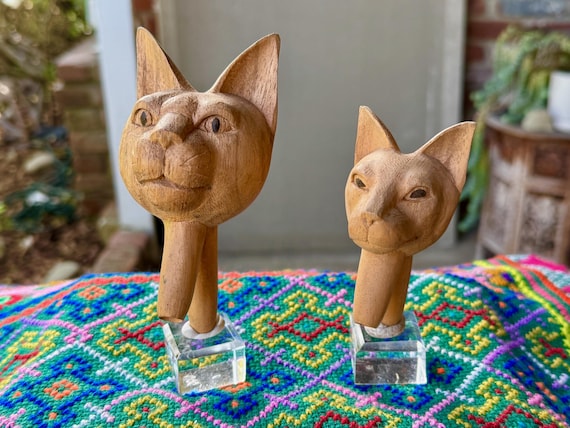 Cat Kuripe, Shamanic Applicator Pipe, Hand Carved from Beech Wood, Choose ONE of Two Styles