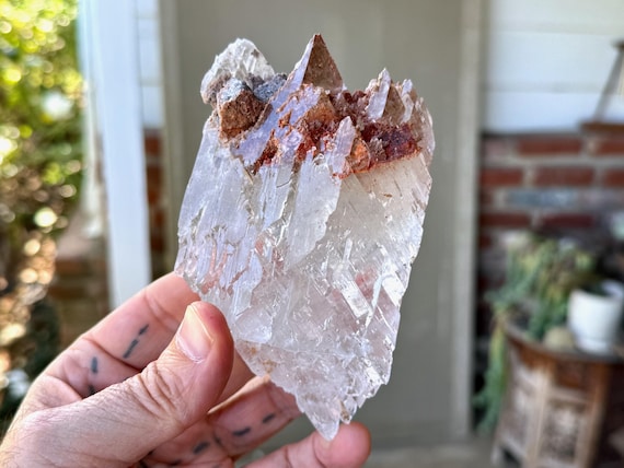 Bermejillo Selenite, All Natural & Double Terminated, 455g, Purification and Energetic Cleansing, Durango, Mexico V236