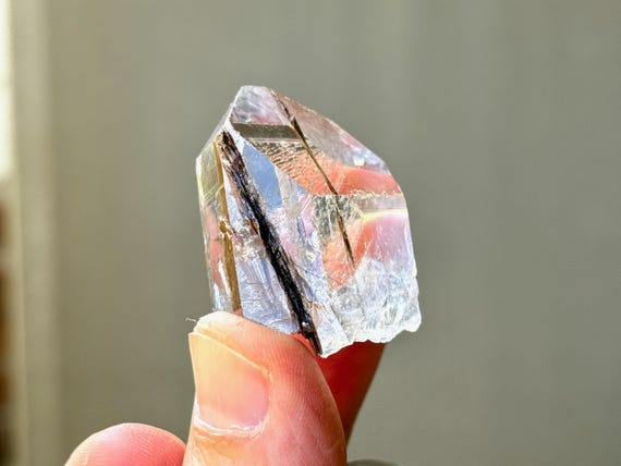 Starbrary Quartz with Brookite Inclusion, Water Clear & Self-Standing, 34g, Spiritual Awakening, Corinto, Minas Gerais, Brazil T817