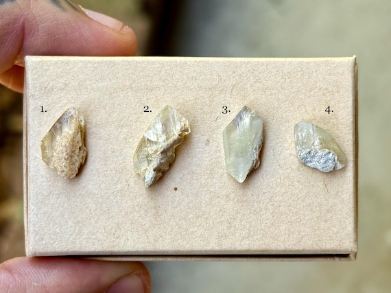 Golden Euclase, All-Natural, Choose ONE of Four, Old Find, Akashic Record & Crown Chakra, Ouro Preto, Minas Gerais, Brazil T461