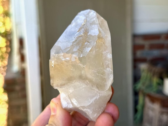BG3 Citrine, Scepter Formation, 412g, New Find, Adaptogenic Energy Balancing Crystal, Piaui, Brazil V618