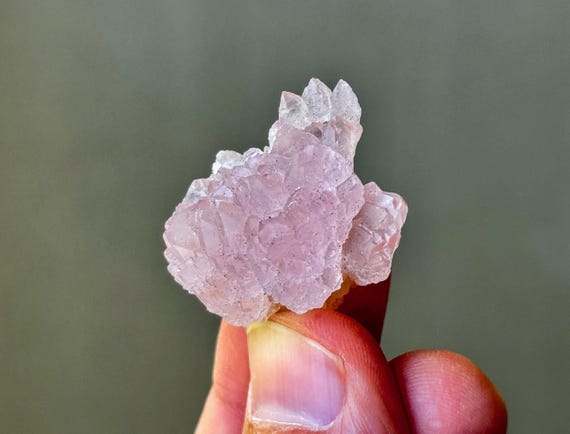 Canga Rose Quartz, 15g, New Find, Heart Chakra Crystal for Love and Sensuality, Taquaral, Minas Gerais, Brazil S500