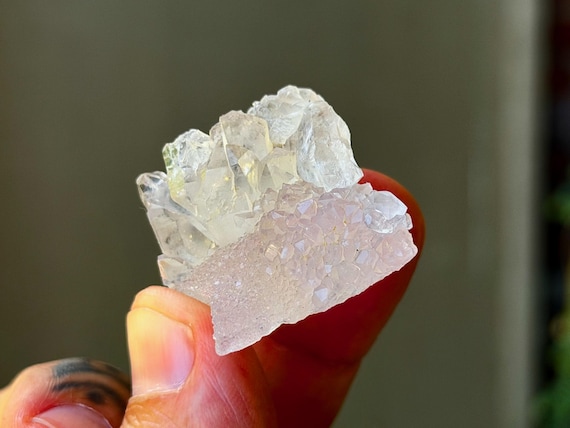 Canga Rose Quartz, 22g, New Find, Natural Crystallized Rose Quartz, Taquaral, Minas Gerais, Brazil A792