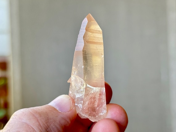 Pink Lemurian Quart, Isis Crystal (Divine Feminine), Recent Find (2022), Highest Quality, Crown Chakra, Minas Gerais, Brazil P905