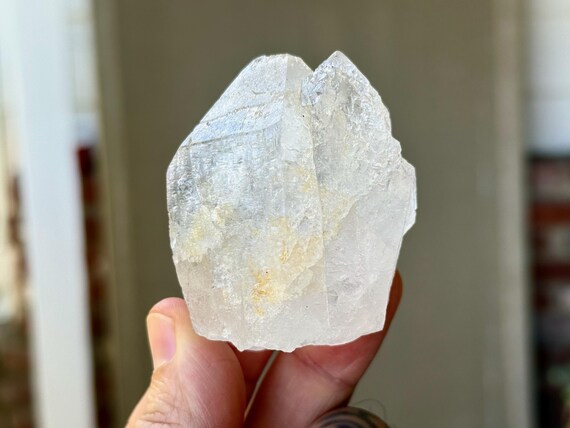 Trigonic Dissolution Quartz, Hydrothermally Etched, 143g, Spiritual Evolution & Transformation, Corinto, Minas Gerais, Brazil A271
