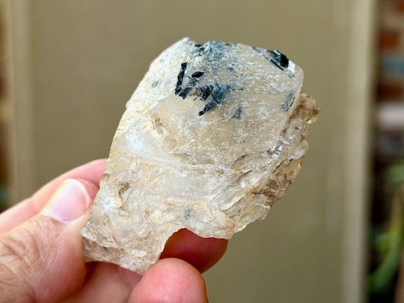 Blue Tourmaline Quartz, 99g, Channeling & Mediumship, Coronel Murta, Minas Gerais, Brazil B495