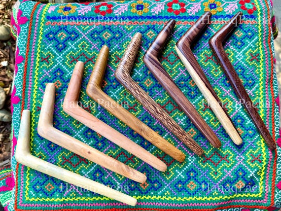 Basic Tepi Pipe, Choose ONE of Eight Styles, Single Block Solid Wood Tepi, Handmade Shamanic Applicator