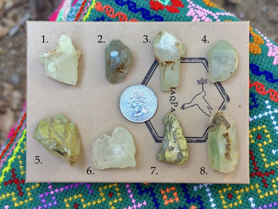 Dream Quartz, Green Epidote Inclusion, Choose ONE of Eight, Old Find, Past Life Regression, Madagascar B628