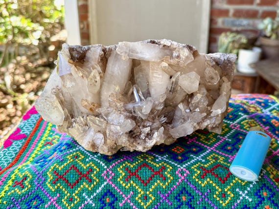 Smoky Quartz Cluster, Self-Standing, 3.1 Kilo, Energy Clearing & Protection, Minas Gerais, Brazil W396