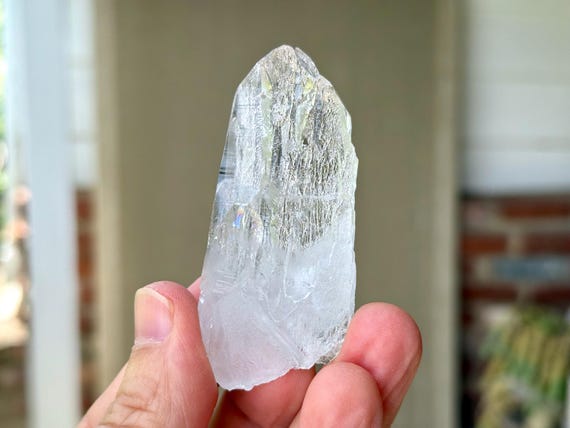 Jenipapo Cathedral Quartz, 53g, Old Find, Highest Quality, Water Clear Lightbrary Quartz, Akashic Record, Minas Gerais, Brazil S906