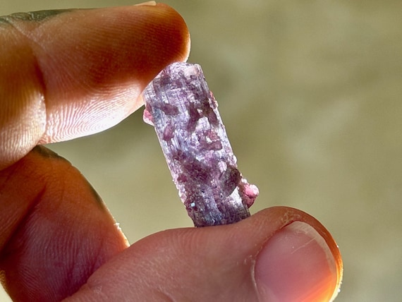 Purple Tourmaline, Aricanga Mine, 2.8g, New Find, São Jose do Safira, Minas Gerais, Brazil B608