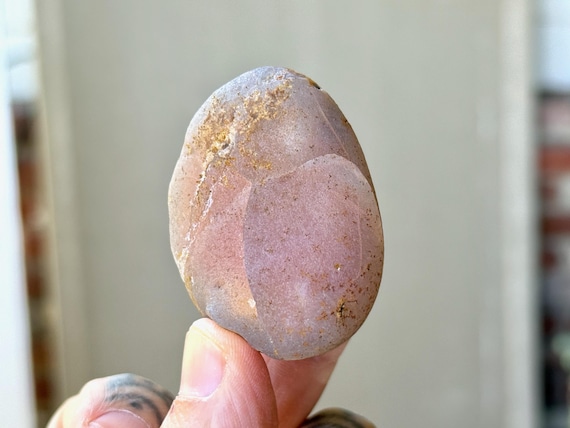 Running Sand Gobi Agate, 50g, Naturally Formed with Trapped Sand Inside, Desert Stone of Transformation, Mongolia A220