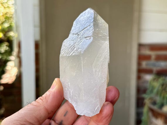 Trigonic Dissolution Quartz, 390g, Spiritual Evolution & Transformation, Francisco Sa, Minas Gerais, Brazil V116