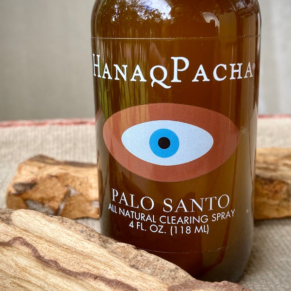 Palo Santo Spray, 4 oz, 100% All-Natural Palo Santo Room Spray, Ethically Harvested and Sustainable
