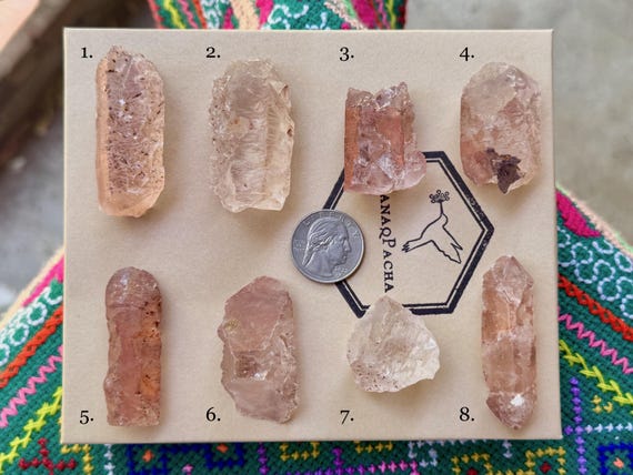 Ancient Sage Tangerine Quartz, Hydrothermally Etched, Choose ONE of Eight, Spiritual Transformation, Para State, Brazil A782