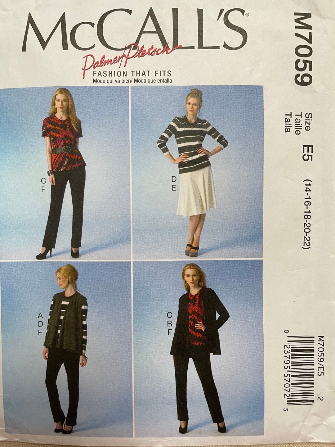 Classic Knit Fabric Capsule Wardrobe Separataes by Palmer Etsy