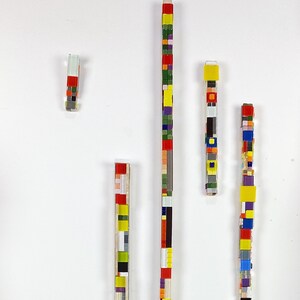 Mosaic Sticks, Wall Decoration by Lula Azorey