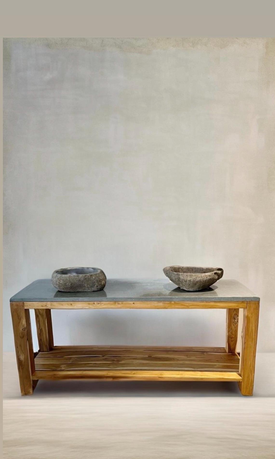 Teak Double Bathroom Vanity / WITHOUT TOP - Etsy