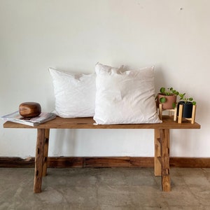 Reclaimed Teak Wooden Bench