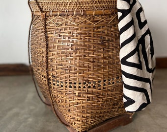 Handwoven Bamboo Basket