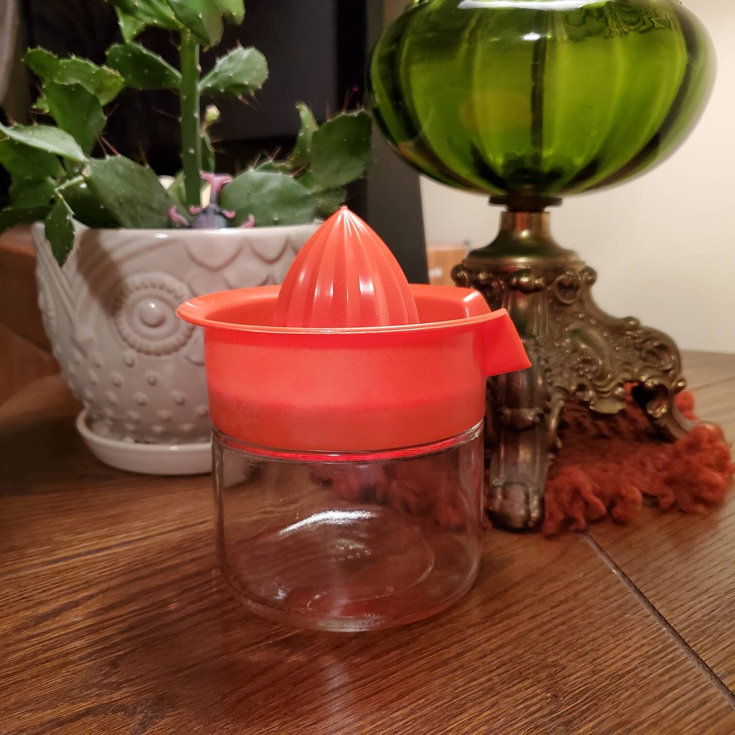 Vintage Gemco Citrus Juicer Reamer Orange Plastic and Clear Etsy