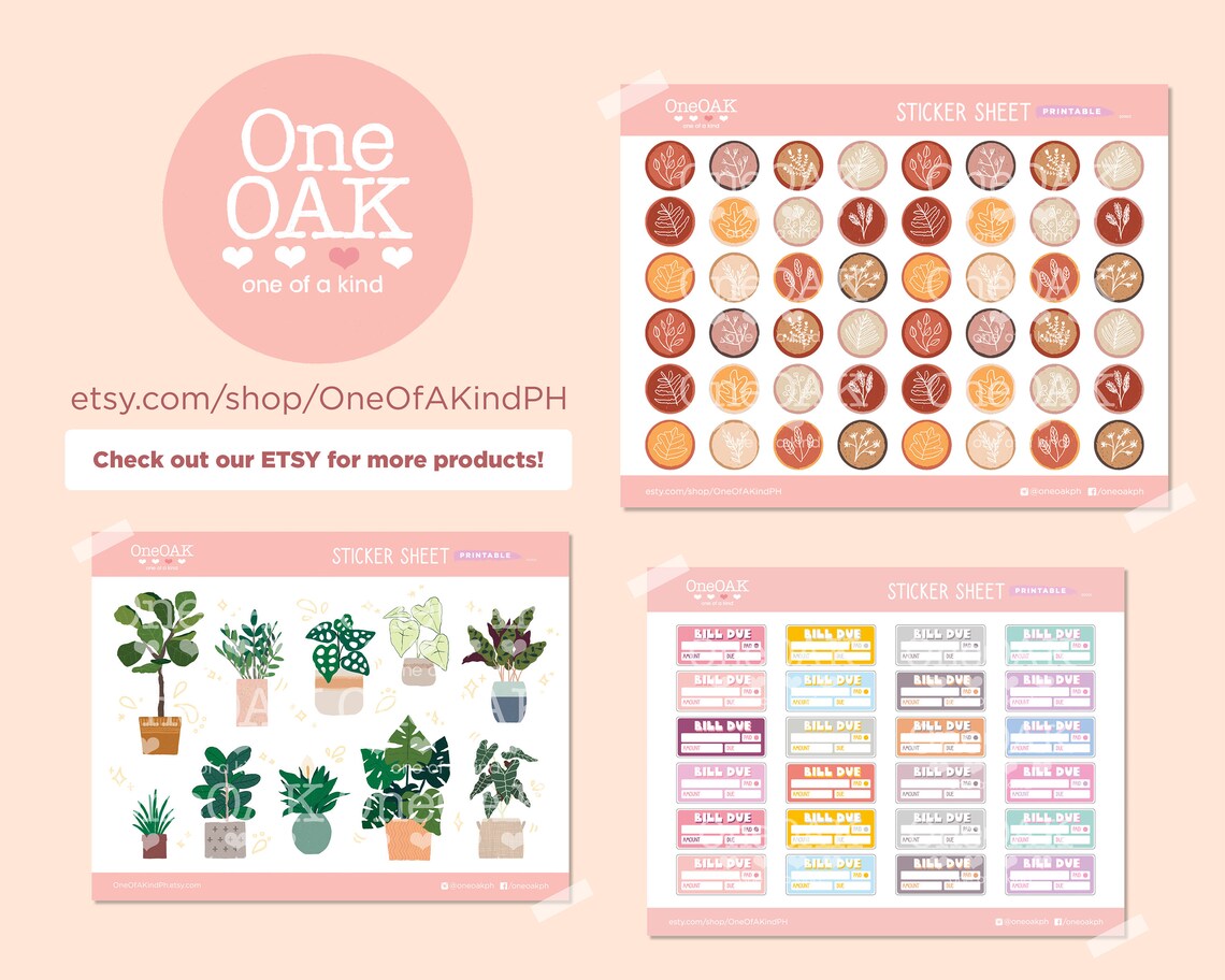 Breakfast Sticker Printable Breakfast Sticker Sheet Cute | Etsy
