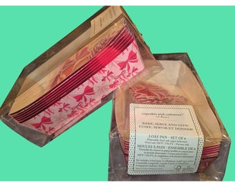 2 Cupcakes und Cashmere A-Home Einweg-Lebensmittelecht-Papierlaib-Pfannen im 6er-Set