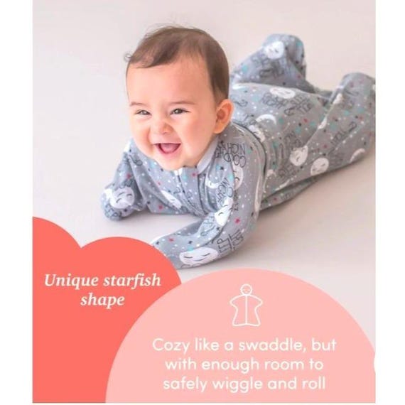 Brand New•3/6m XS 8-13lbs Goodnight Moon Zipadee-zip Swaddle