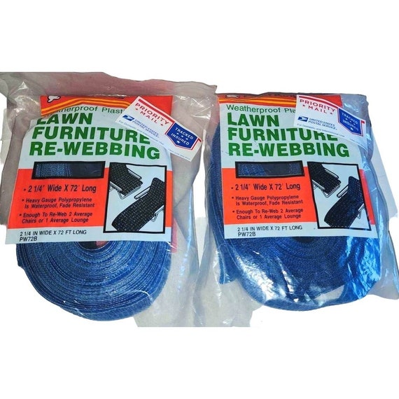Rewebbing a sale lawn chair