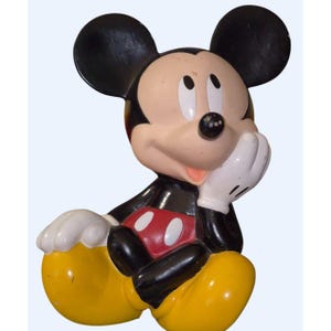Vintage Disney Mickey Mouse Coin Bank By Applause Collectibles