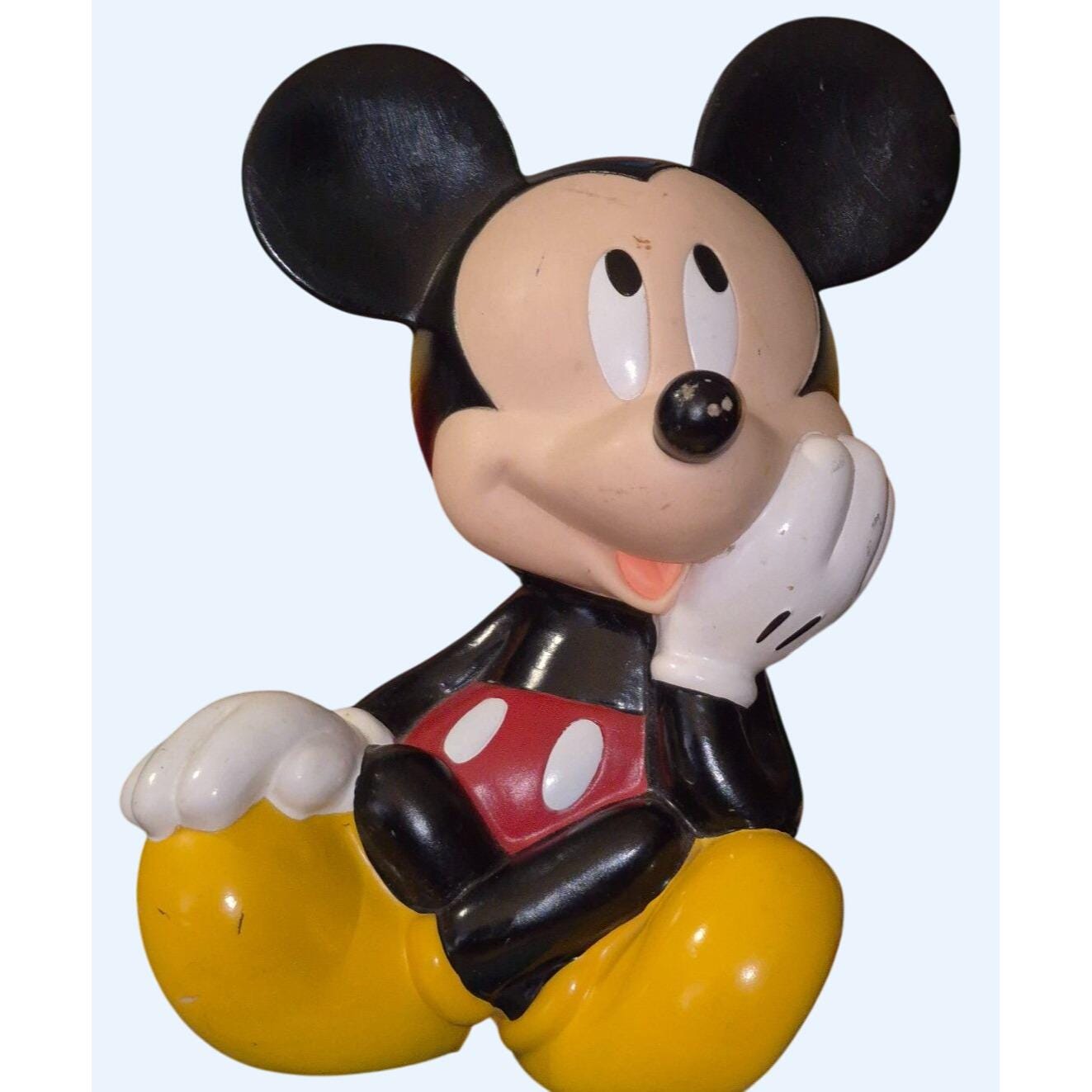 アンティーク雑貨 vintage Mickeymouth coinbank doll Vintage Disney Mickey Mouse Coin Bank by Applause Collectibles - Etsy