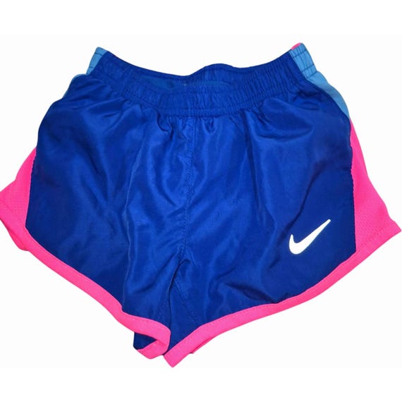 Under Armour Girls 4-Piece Set: Graphic Tees Red Gray  Multicolor Leggings  Nike Dri-Fit Blue/Pink Shorts For 2-3 Yrs View 5