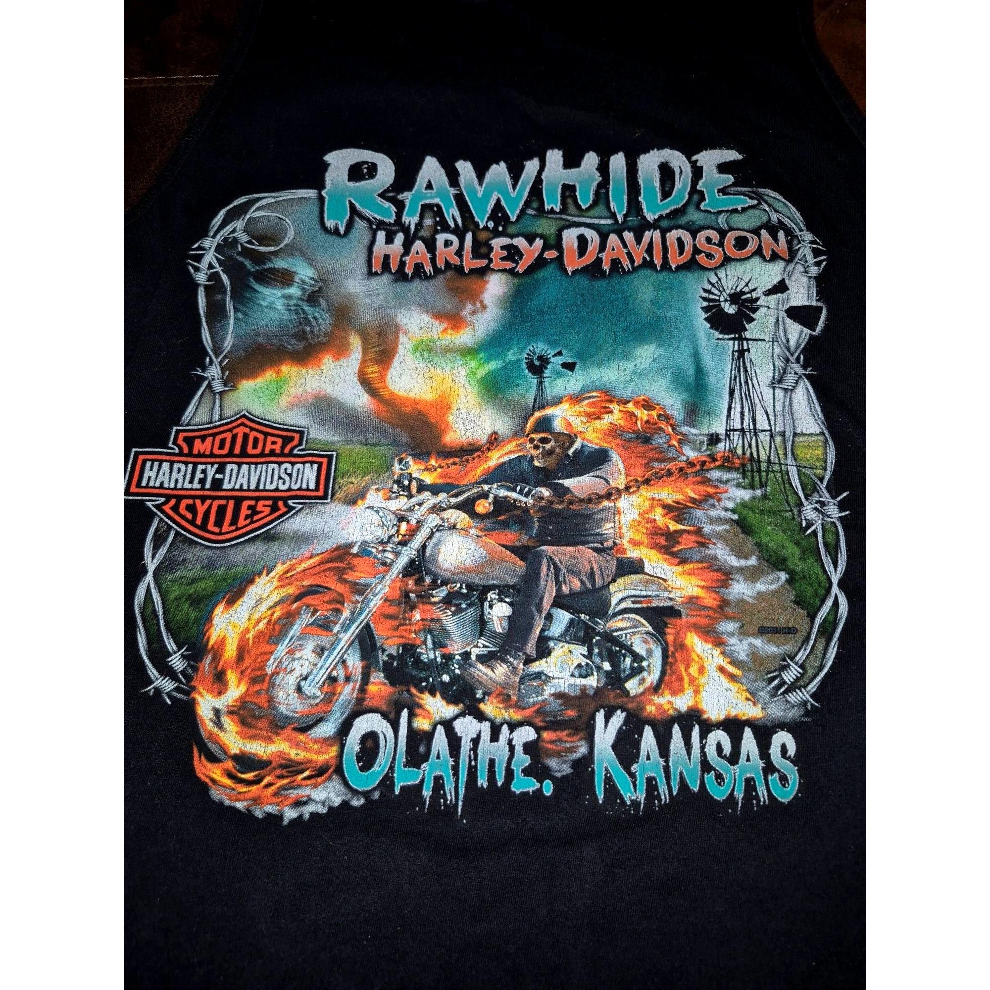 Harley-davidson Mens Genuine Motorcycles Black Tank Top XL*22 - Etsy