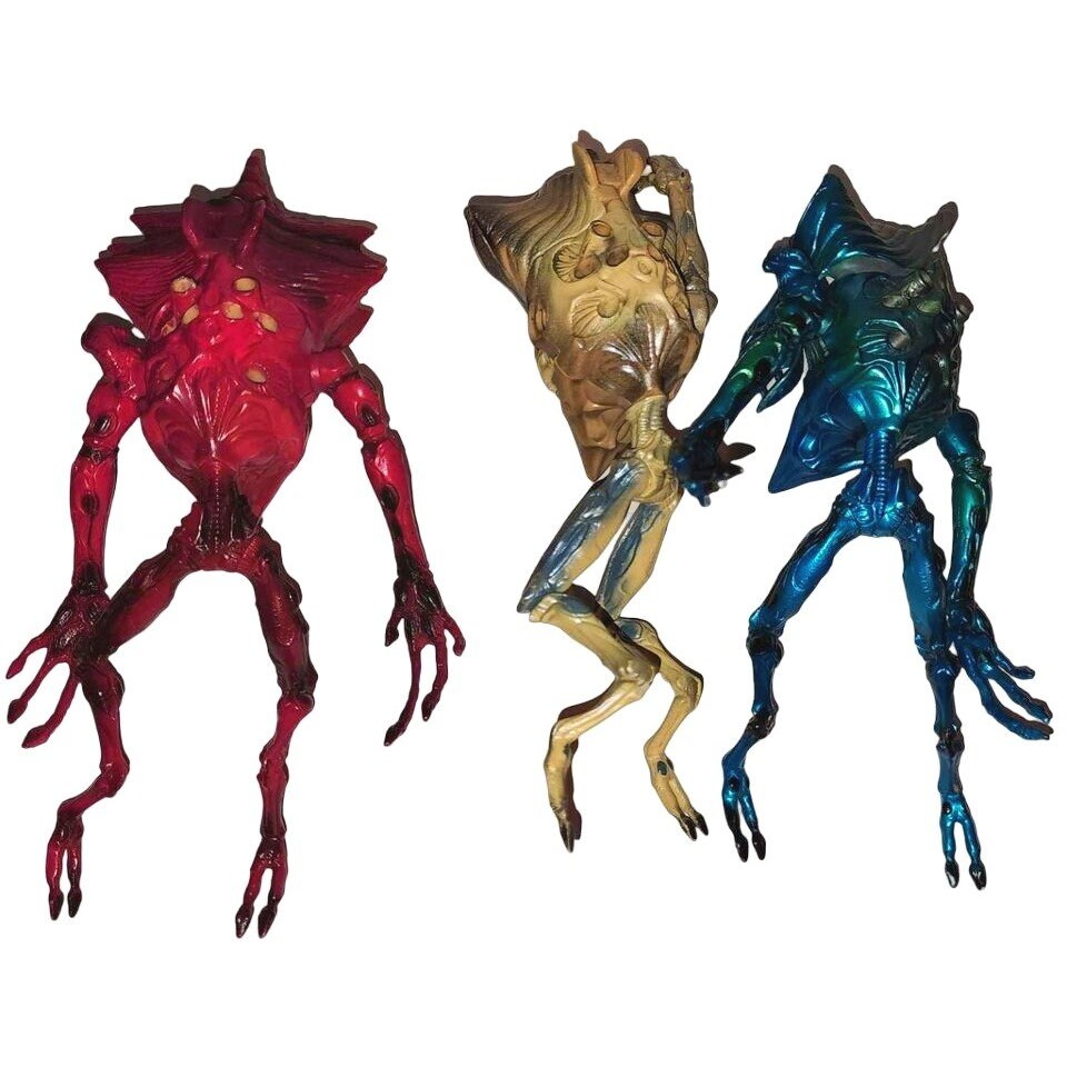 Lot of 3 ID4 Independence Day Alien Figures • 1996 Movie