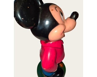 Vintage Mickey Mouse Plastic Coin Bank 11