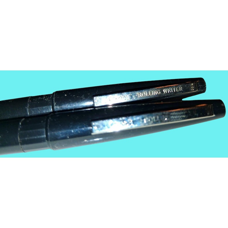 Vintage Pentel Black Scripto Rolling Writer Pens Retractable Rolling ...
